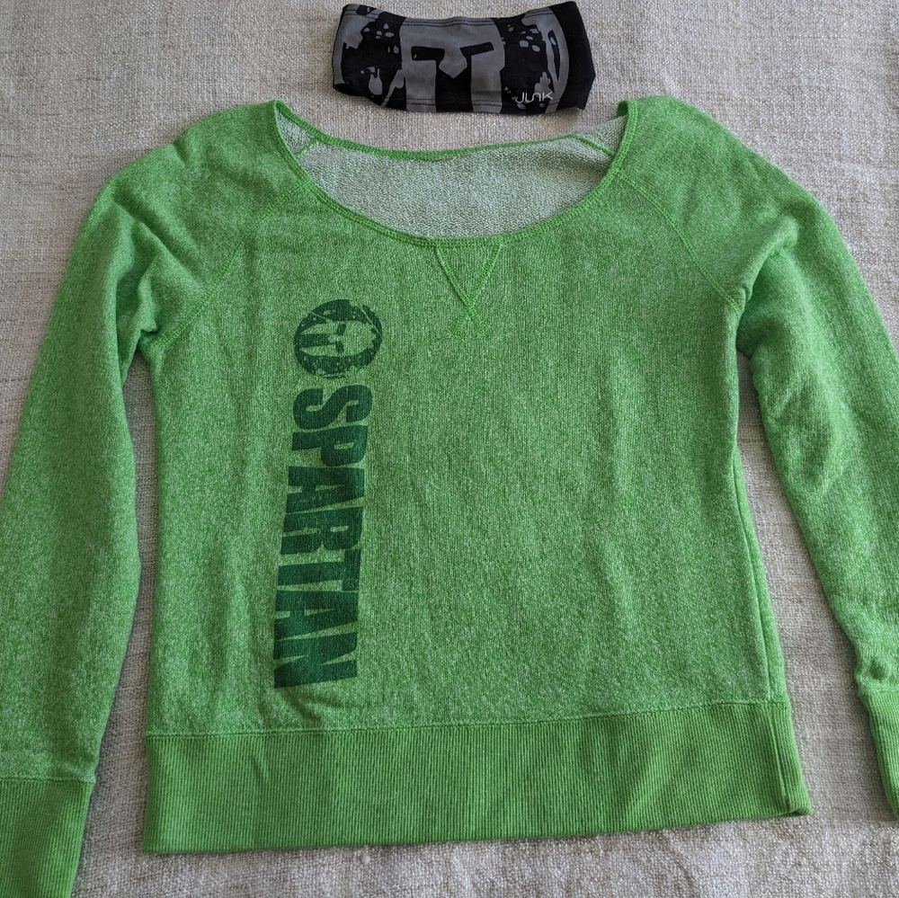 Spartan Race Sweatshirt and headband